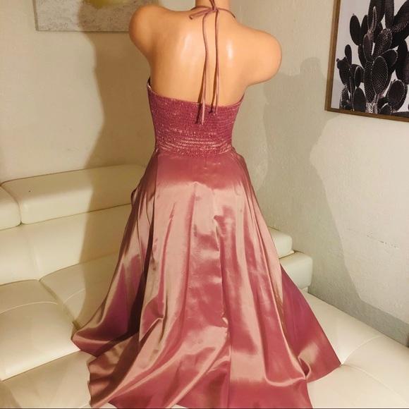 Betsey Johnson satin midi twirl 50’s rhinestone - Picture 5 of 5